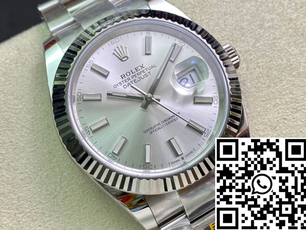 Rolex Silver M126334-0003 Dial Factory Datejust Clean 0813